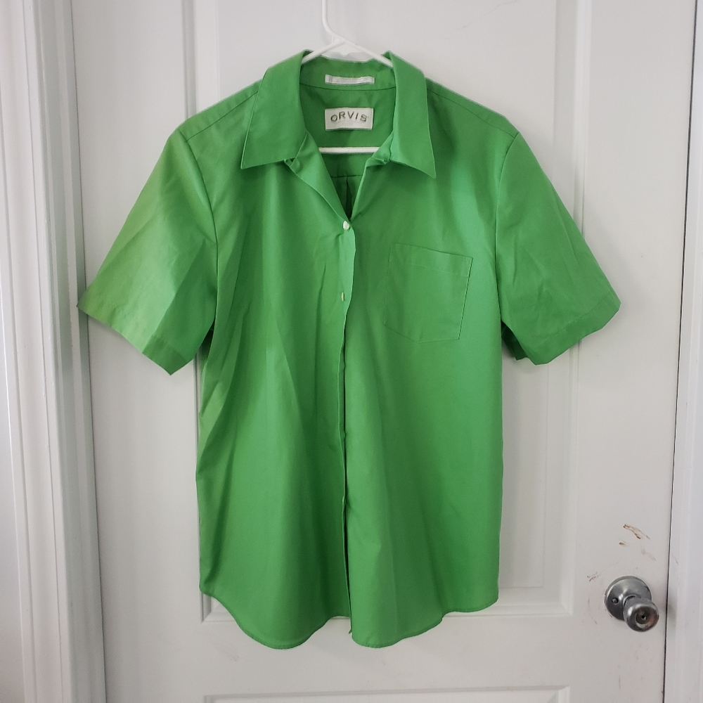 Orvis green wrinkle free shirt 3/$20 Sale